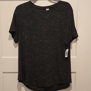 Old Navy Charcoal Heathered Tee